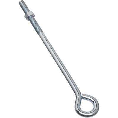 National 1/2 In. x 12 In. Zinc Eye Bolt with Hex Nut